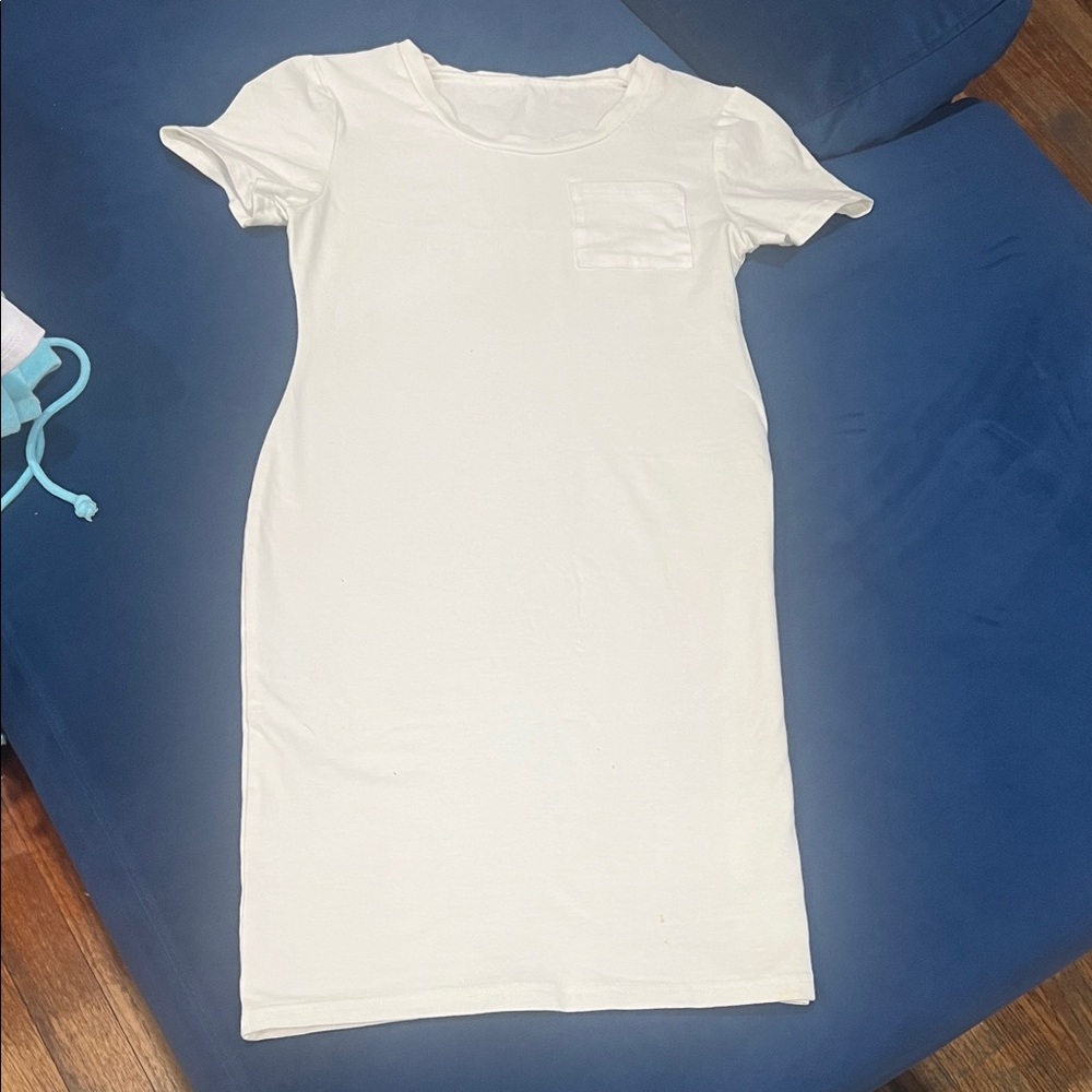 NVGTN White Casual Dress
